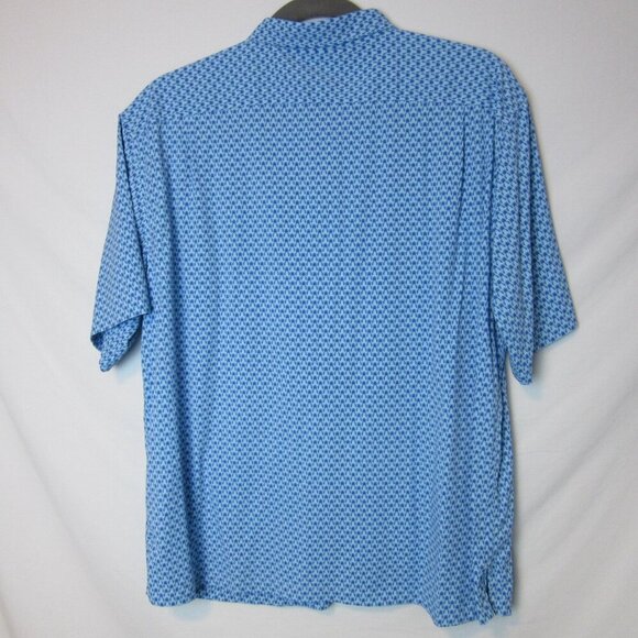 Tori Richard Short Sleeve Tropical Button Up Shirt Mens 2XL Blue Pineapple - Picture 6 of 6